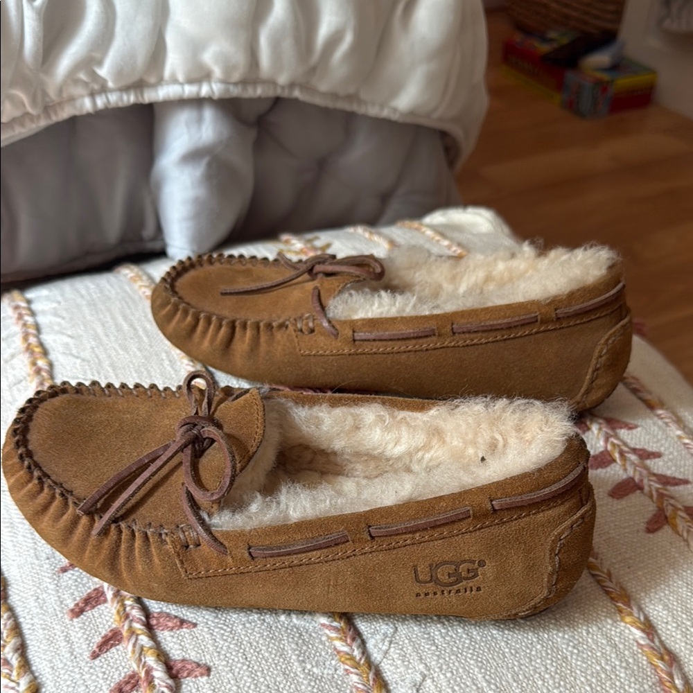 UGG Brown Moccasin Slippers